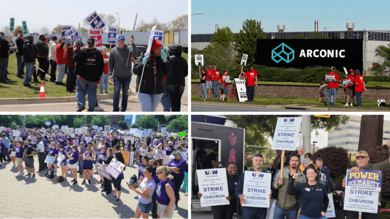 Powerful strike movement emerges in the United States