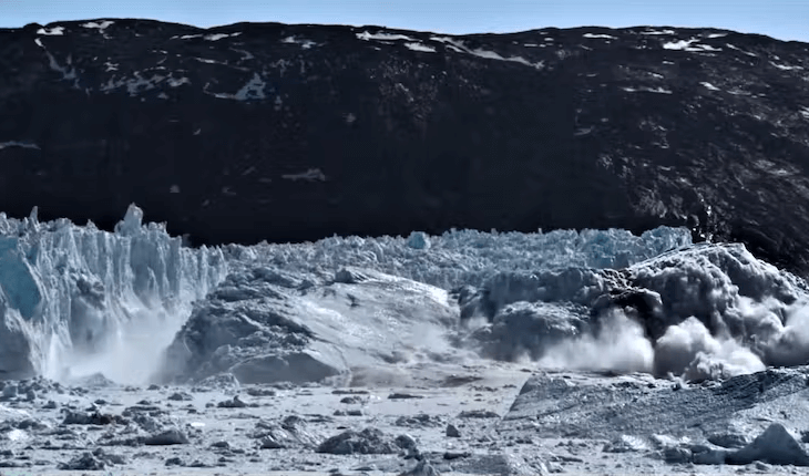 What’s going on with the Greenland ice sheet? It’s losing ice faster than forecast and now irreversibly committed to at least 10 inches of sea level rise