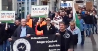 Increased German protests against NATO after the sabotage of NordStream