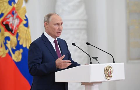 Putin declares martial law in four new regions, three alert levels elsewhere