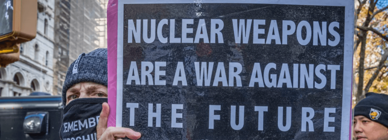 Protests in 40+ US Cities Demand Deescalation as Poll Shows Surging Fear of Nuclear War