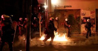Greek Police Clash Violently With Protesters Marking Teen’s Death