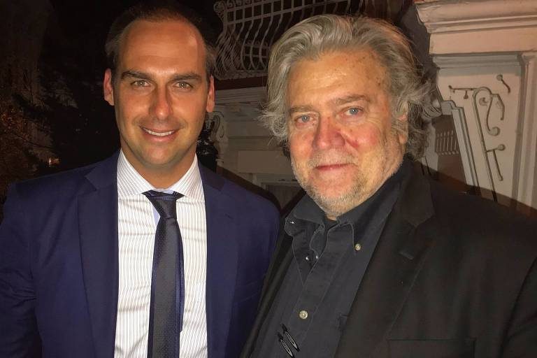 Eduardo Bolsonaro and Bannon