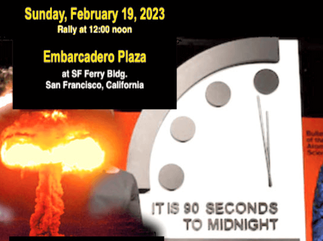 Demonstration to Rage Against War Comes to San Francisco and 13 Other Cities on February 19