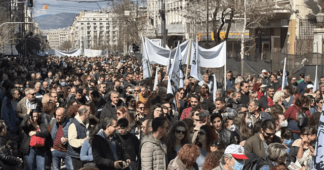 Hundreds of Thousands Protest in Greece Demanding Justice for the Dead of Train Crash