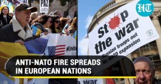 NATO, U.S.-led West face protests in EU nations for arming Ukraine; ‘No Tanks, No Planes’