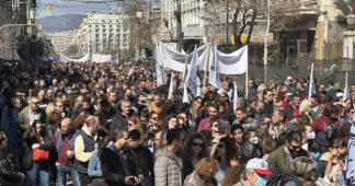 New General Strike in Greece Over Rail Disaster to Ground Planes