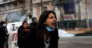 Demonstrators, police clash as Greece train crash protests resume