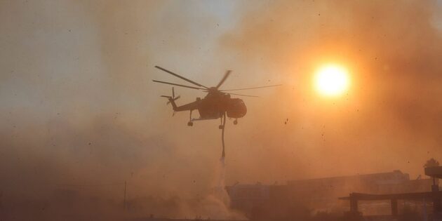 Greece wildfires release record 1 megatone of Carbon Emissions