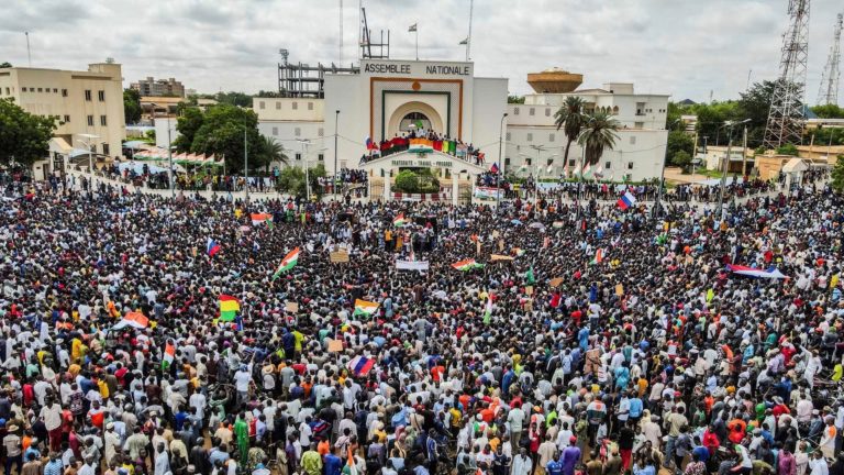 No to the new War in Africa, Stop military intervention in Niger, Lift sanctions to Burkina Faso and Niger