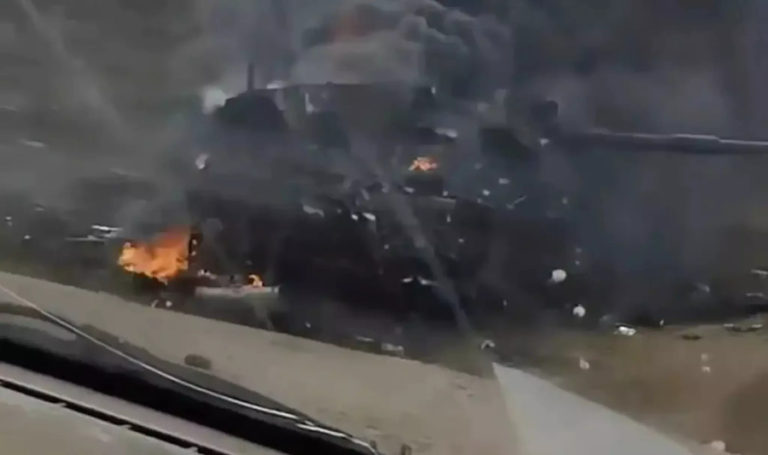 Contamination fears after Ukraine loses British tank