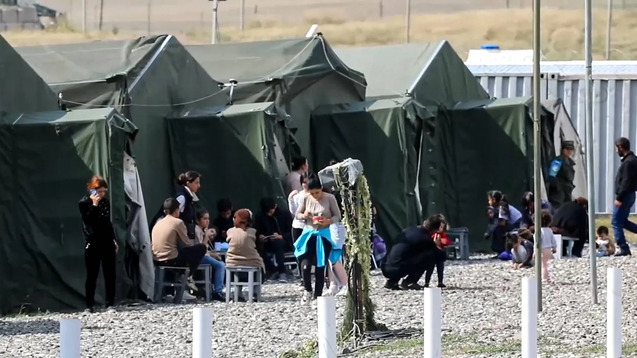 Armenia accuses Azerbaijan of “ethnic cleansing.”