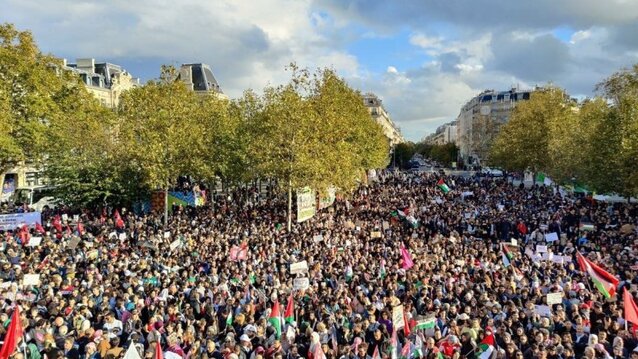 Une gifle pour Darmanin : 30 000 personnes en solidarité avec la Palestine à Paris