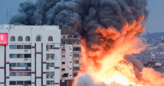 Israel flattens Palestine Tower amid deadly Gaza bombardment