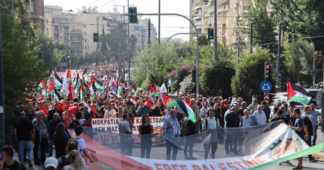 Greece: Enormous Demonstrations in Solidarity with Palestine