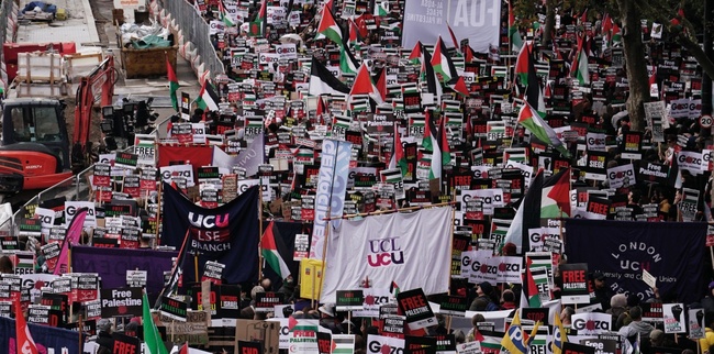 Half a million march for Gaza in London as peace demos take a stand across Britain