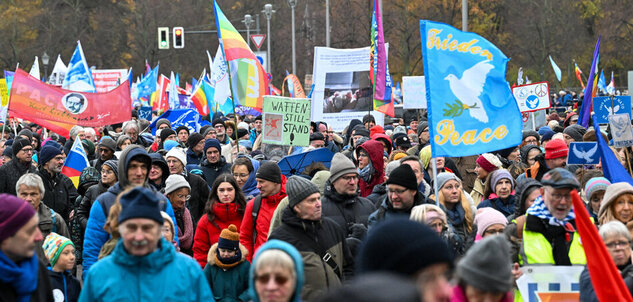 Antiwar demonstrations in Germany