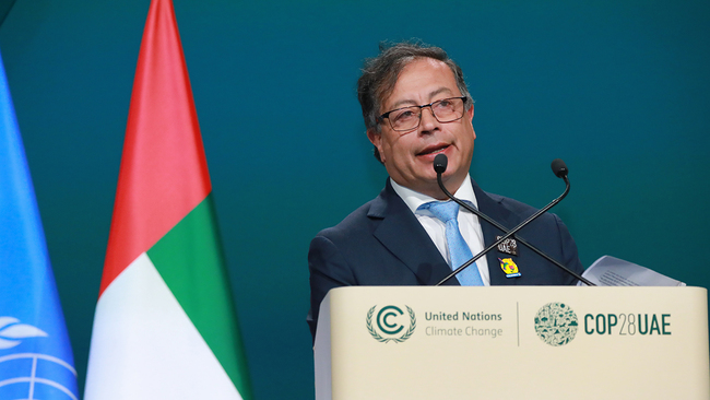 In COP28 speech, Colombian President Gustavo Petro calls for a free Palestine