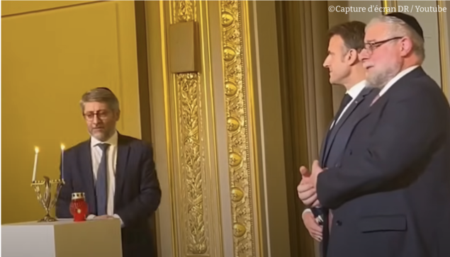 La célébration de Hanouka à l’Elysée
