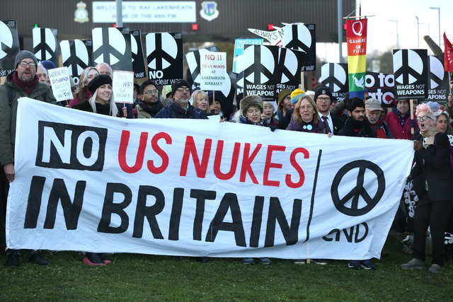 Campaigners Warn Return of US Nukes to UK Would ‘Make Britain a Guaranteed Target’