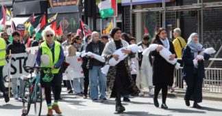 Thousands continue to protest in Britain against Israel’s genocide in Gaza