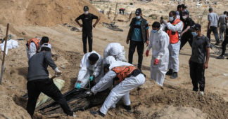 ‘Obvious Evidence of Genocide’: Mass Grave Discovered in Gaza’s Nasser Hospital