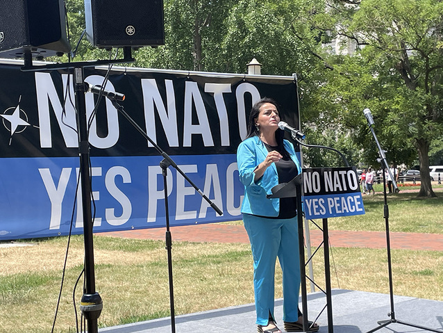 German Parliamentarian in Washington Says No to NATO – Yes to Peace