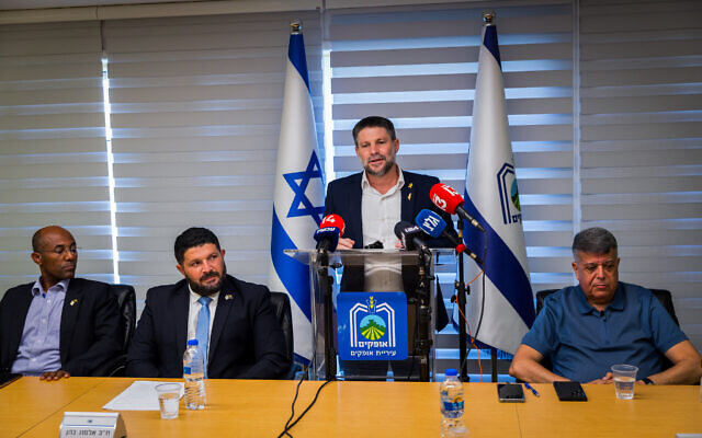 Smotrich: It may be ‘justified’ to starve 2 million Gazans, but world won’t let us
