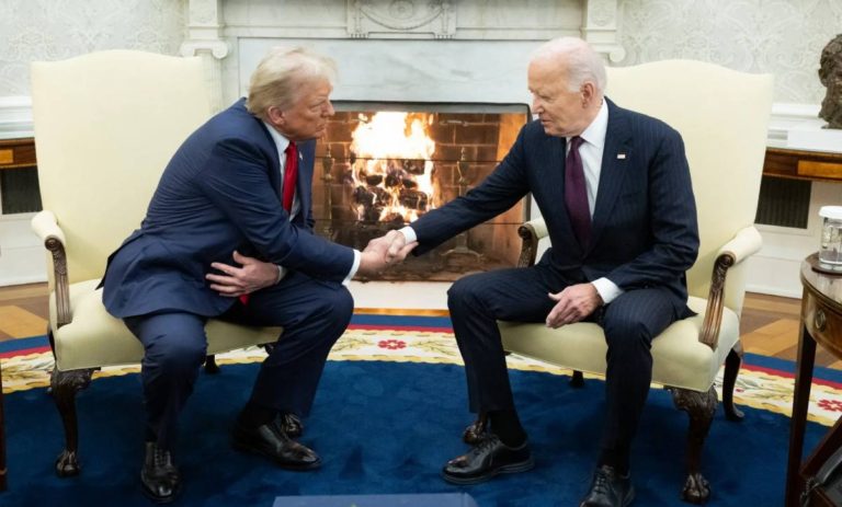 Conflict or Collusion between Trump and Biden? The “Escalation for De-escalation”