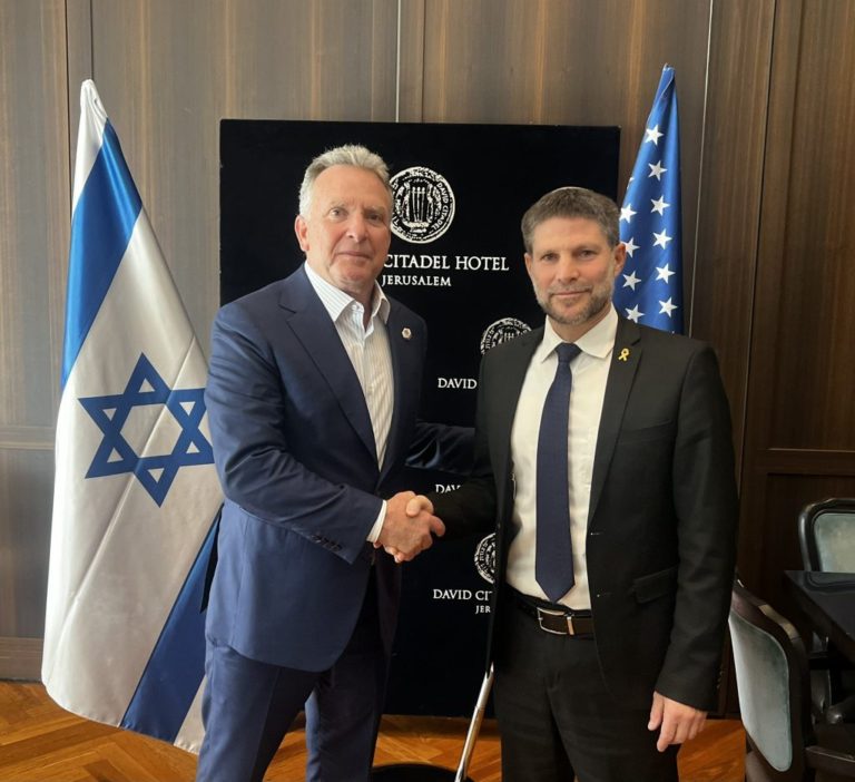 Israel’s Smotrich Praises Trump Administration After Meeting With Witkoff