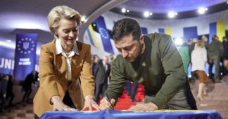 EU has destroyed one of its member states to save the banks. Now  Kiev wants Europeans to pay its debts