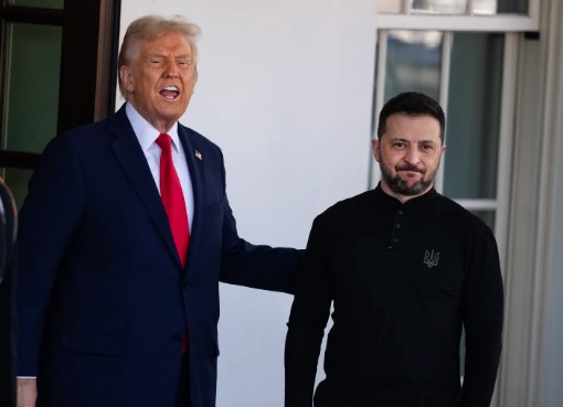 Trump Calls for Russia-Ukraine Ceasefire, Threatens Sanctions