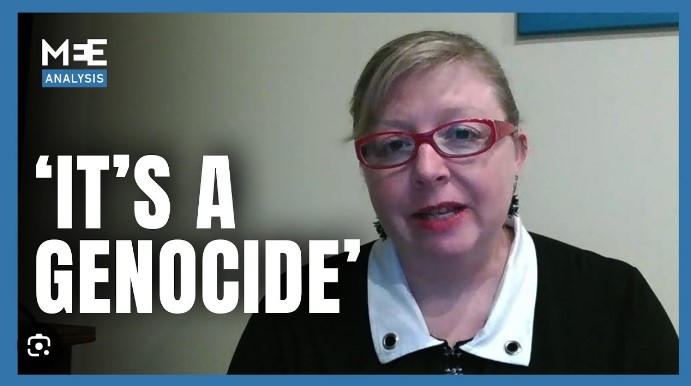 Israel committing genocide in Gaza, says top legal scholar Melanie O’Brien