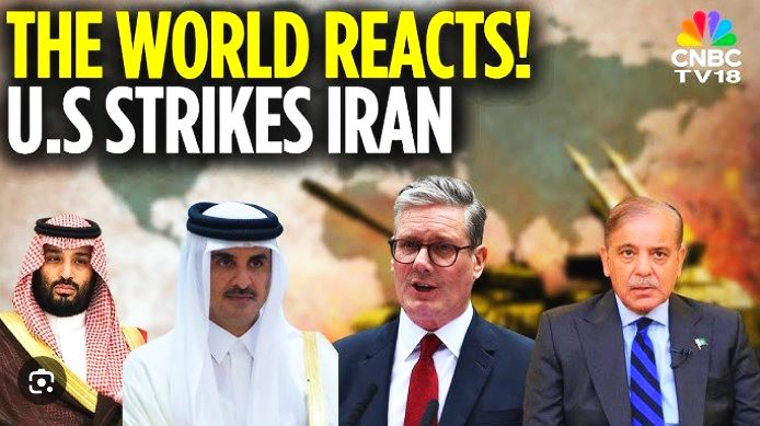 The first and most revealing world reactions to US bombing of Iranian nuclear installations