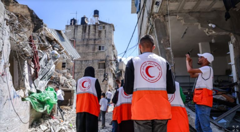 Palestinian Red Crescent says one staff killed in Israeli attack on Gaza HQ