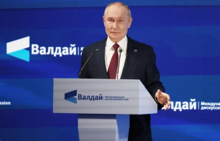 Putin warns of harsh response to ‘Europe’s militarisation’