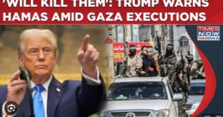 Trump Threatens To ‘Go in and Kill’ Hamas Over Internal Clashes