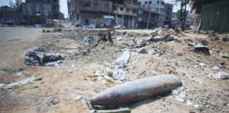 Clearing Gaza’s surface of bombs will take up to 30 years, aid group says