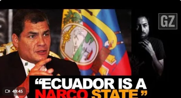 Rafael Correa slams narco-tied neoliberal leaders of Ecuador