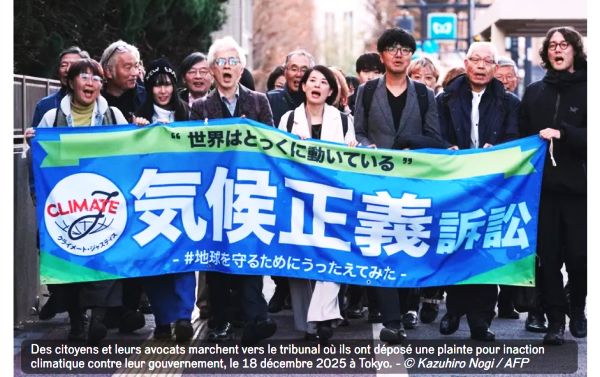 Inaction climatique : 450 Japonais attaquent leur gouvernement en justice