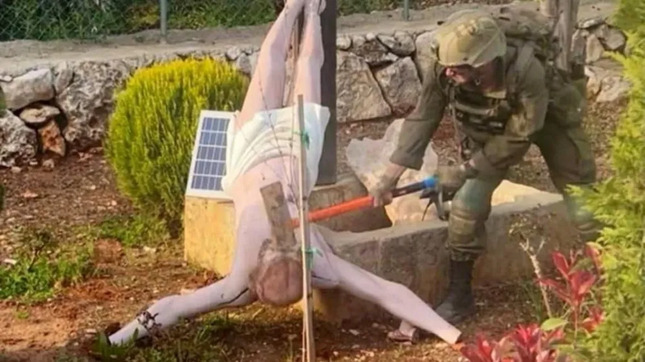 Outrage over Israeli soldier’s vandalism of Jesus statue in Lebanon