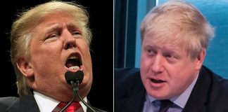 Donald J. Trump and Boris Johnson