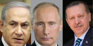 Erdogan, Netanyahu, Putin
