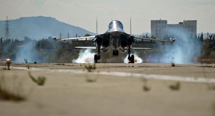Russian air force operates from Iran