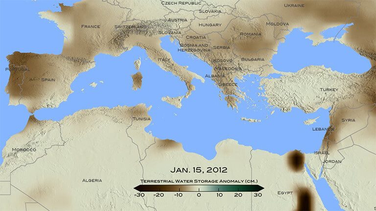 Drought in eastern Mediterranean worst of past 900 years