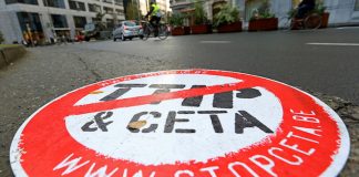 Soutien à la Wallonie contre le CETA + scandale en préparation