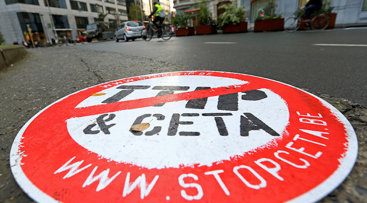 Soutien à la Wallonie contre le CETA + scandale en préparation