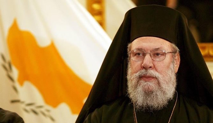The Archbishop of Cyprus criticizes strongly the plans of President Anastasiades