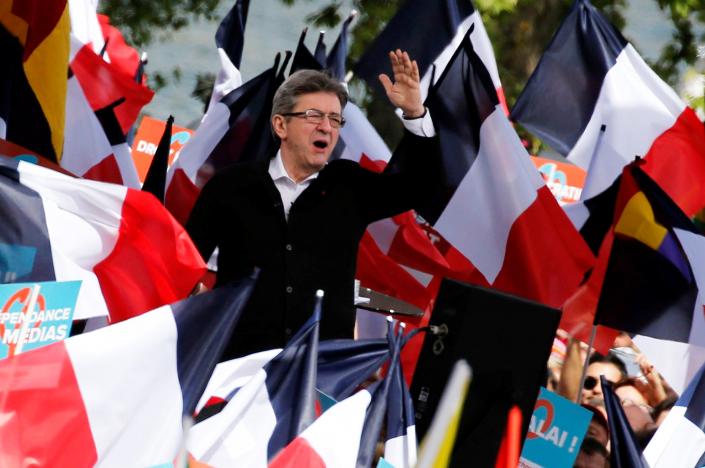 Melanchon draws big crowds in France