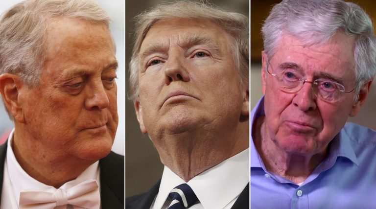 Billionaire Koch brothers lurk behind Trump Paris deal pull-out, but endgame is murky